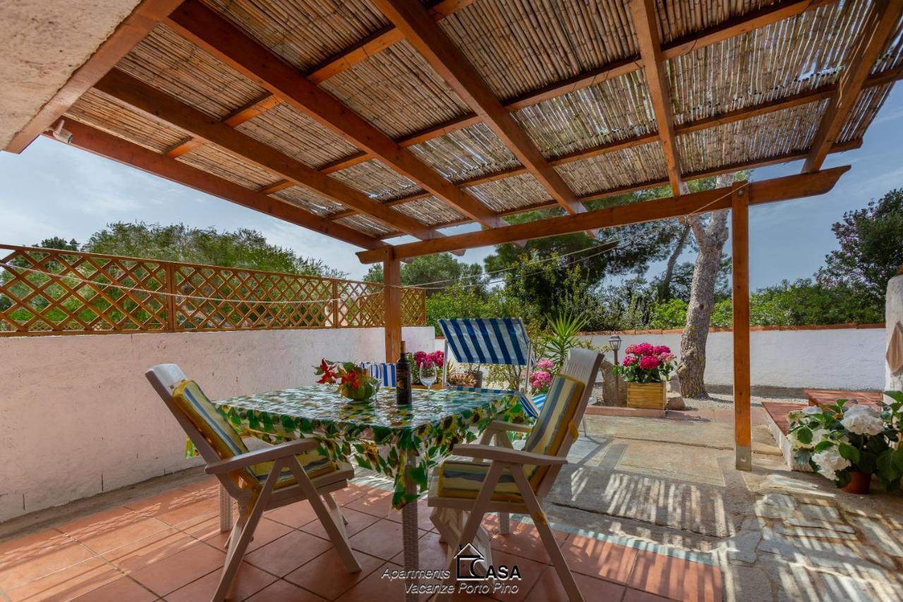 Apartments Casa Vacanze Porto Pino Dış mekan fotoğraf
